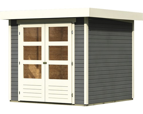 Gartenhaus mit Doppeltür und Fenster