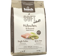 Bosch Logo. Trockenfutter für erwachsene Hunde mit Hühnchen und Banane, 2,5 Kilogramm