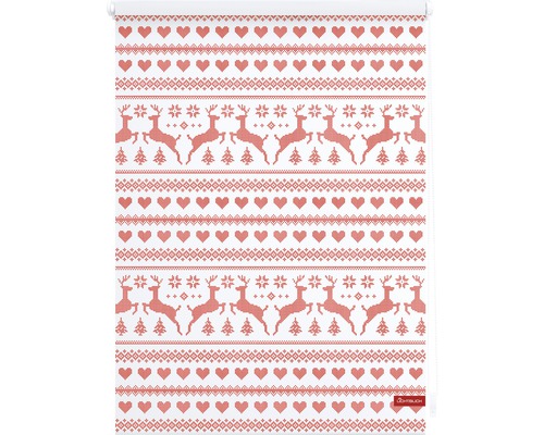 Rollo mit weihnachtlichem Hirschmuster