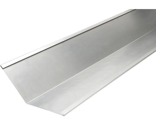 PRECIT Kehlblech Aluminium 1000 mm x 185 mm x 185 mm x 0,6 mm Dachrinne aus Metall im Detail