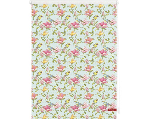 Rollo mit Vogel- und Blumenmuster