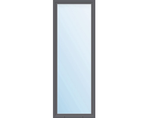 Kunststofffenster 1.Flg. ESG ARON Basic weiß/anthrazit 500x1700 mm DIN Links-0