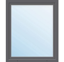 Kunststofffenster 1.Flg. ESG ARON Basic weiß/anthrazit 1000x1650 mm DIN Links-thumb-0