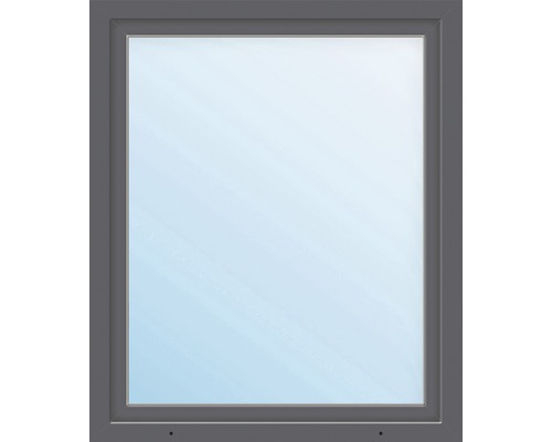 Kunststofffenster 1.Flg. ESG ARON Basic weiß/anthrazit 750x1700 mm DIN Rechts-0