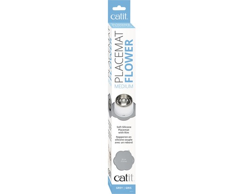 Silikonmatte cat it Blume 30x30 cm grau