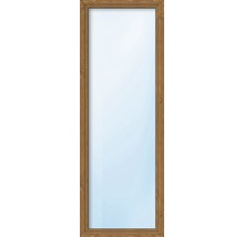 Kunststofffenster 1.Flg. ESG ARON Basic weiß/golden oak 600x1650 mm DIN Links-thumb-0