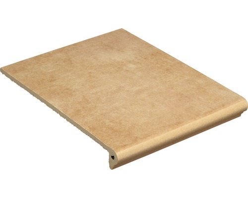 Steinzeug Treppenstufe Cotto 24,5x32,0 cm braun matt