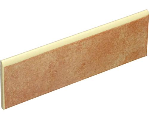 Steinzeug Sockelfliese Cotto 7,3x24,5 cm braun rot Steinzeug Sockelfliese Cotto 7,3x24,5 cm braun rot