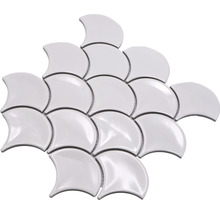 Keramikmosaikfliesen im Fächerdesign