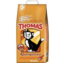 Packung Thomas Katzenstreu Klumpstreu mit Katzenmotiv