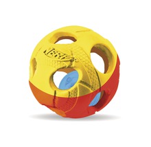 Nerf Hundeball aus Gummi mit Löchern
