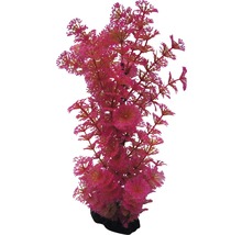 Dekorative Aquariumpflanze aus Kunststoff mit Stein
