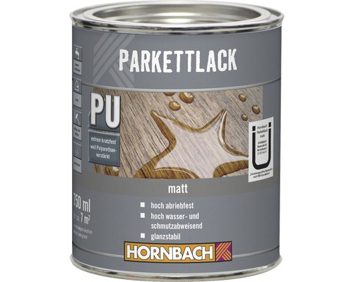 HORNBACH Holzlack Parkettlack matt 750 ml HORNBACH Holzlack Parkettlack matt 750 ml