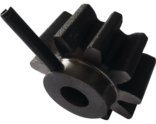 Zahnrad aus Metall mit Stift