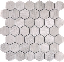 Mosaikfliese mit sechseckigem Muster