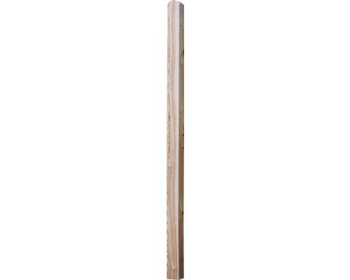 Zaunpfosten Lärche Kreuzholz 9x9x185 cm gerundeter Kopf Zaunpfosten Lärche Kreuzholz 9x9x185 cm gerundeter Kopf