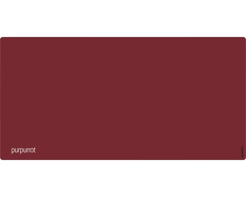 Badrückwand mySpotti Aqua 900x450x2 mm 15730908 rot Purpurroter Farbfleck für Farbauswahl