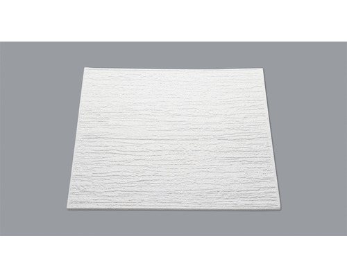 Deckenplatte T80 Besenstrichputz-Optik 50x50x0,6 cm 2 m² im Pack Dekorplatte mit Holzstruktur