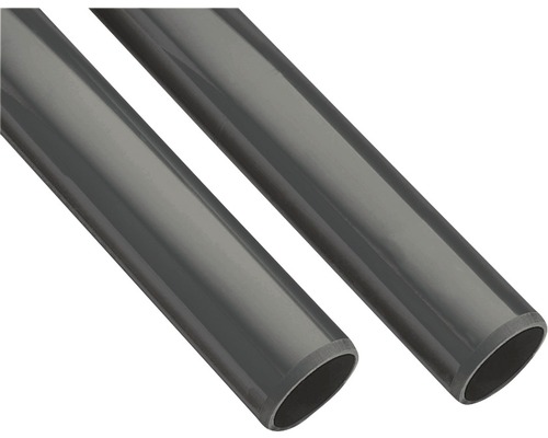 PVC Rohr grau 32x1250 mm zum Kleben