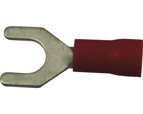Gabelkabelschuh rot, 4 mm, 0.25 - 1.0 mm², 100 Stück