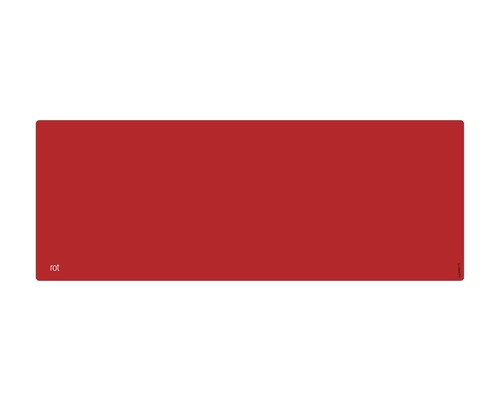 Badrückwand mySpotti Aqua 1200x450x2 mm 15731210 rot Rote Fläche