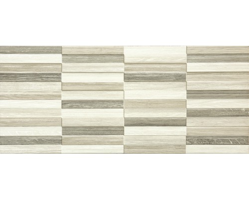Dekorative Wandfliese mit Holzoptik