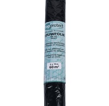 Schwarze Baufolie auf Rolle, 6 x 10 Meter