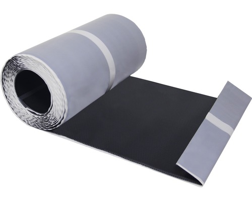 Wand- und Kaminanschlussband Flex schwarz 5 m x 30 cm Rolle Dachbahn zur Dachabdichtung