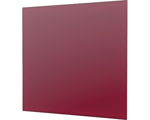 Infrarot Glasheizung Vitalheizung HVH300GS 58,5x58,5 cm weinrot 300 Watt Einfarbige Platte