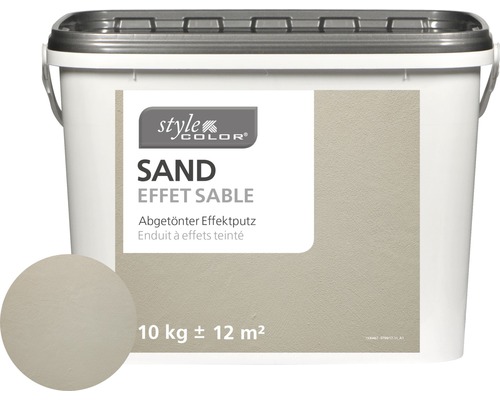Eimer mit abgetöntem Effektputz Sand, 10 kg