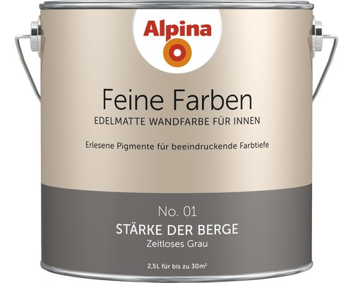 Alpina Feine Farben konservierungsmittelfrei Stärke der Berge 2,5 L Alpina Feine Farben Innenwandfarbe Stärke der Berge 2,5 Liter