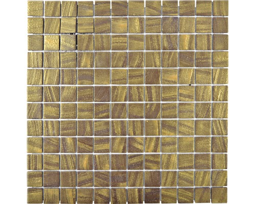 Glasmosaik Tina 05 31,5x31,5 cm gold