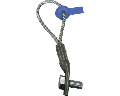 Drahtseil mit Schraube und Öse