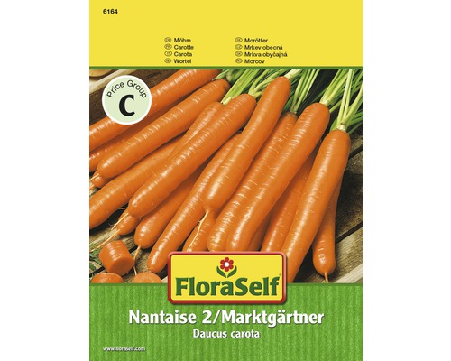 Möhre 'Naintaise 2 / Marktgärtner' FloraSelf samenfestes Saatgut Gemüsesamen