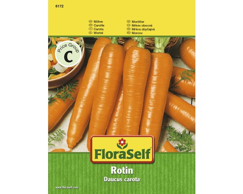 Möhre 'Rotin' FloraSelf samenfestes Saatgut Gemüsesamen