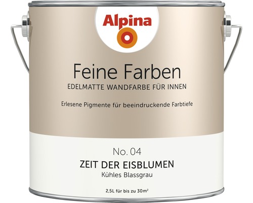 Alpina Feine Farben konservierungsmittelfrei Zeit der Eisblumen 2,5 L Alpina Feine Farben Innenwandfarbe, 2,5 Liter Dose