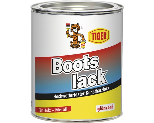 Bootslack in einer Dose für Holz und Metall