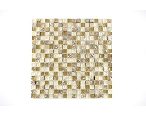 Natursteinmosaik XCM M750 30,0x30,0 braun beige