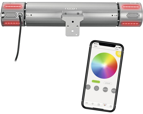 LED-Lichtleiste mit Smartphone-App-Steuerung für Farbauswahl