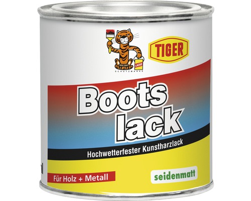 Bootslack für Holz und Metall von Tiger, seidenmatt
