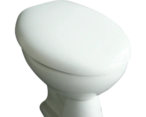 Stand-WC aus Keramik mit geschlossenem Spülrand