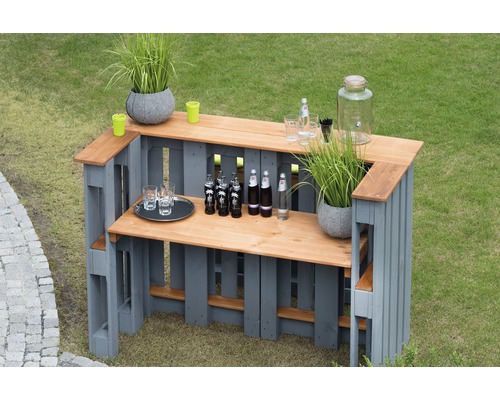 Gartentisch 1220 mm Holz grau Gartentisch 1220 mm Holz grau