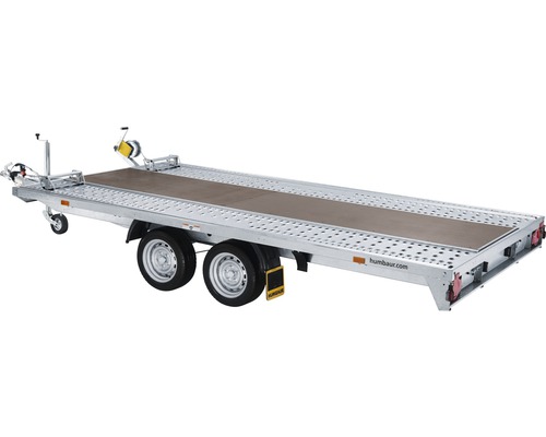 Humbaur Autoanhänger mit Seilwinde und durchgehender Plattform