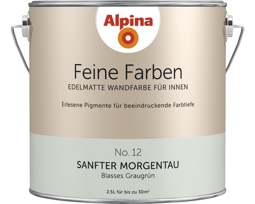 Alpina Feine Farben konservierungsmittelfrei Sanfter Morgentau 2,5 L