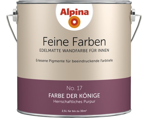 Wandfarben lila