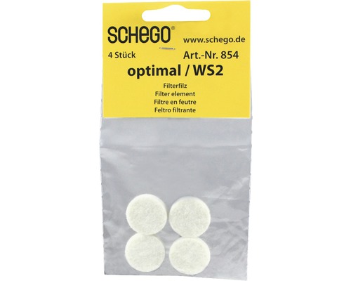 Schego Filterfilz optimal WS2 Viererpackung