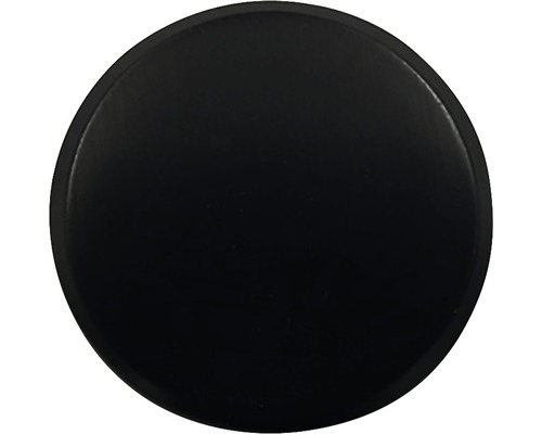 Schwarzer Möbelknopf