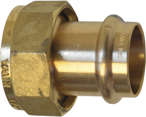 Verschraubung Viega Sanpress 15mmx3/4" mit SC-Contur Verschraubung Rohrverbinder aus Metall für Sanitäranwendungen