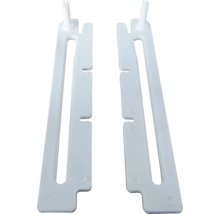Ersatzteil: Kippfenster-Schere Wolfa weiß ab Höhe 40 cm (Pack = 2 Stück)