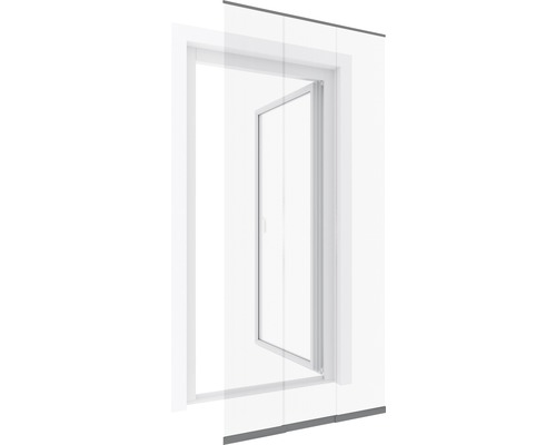 Weiße Drehkipp-Fenstermontage im Wandbereich